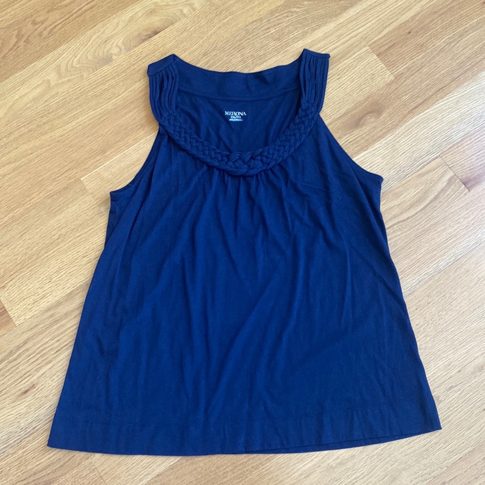 XXL soft navy top Merona